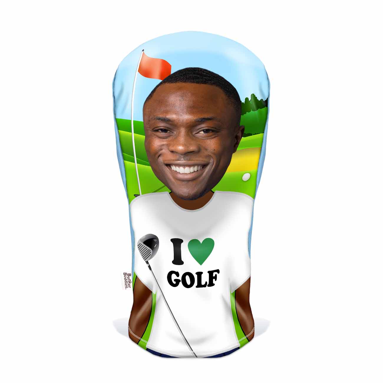 I Heart Golf Personalised Golf Head Cover