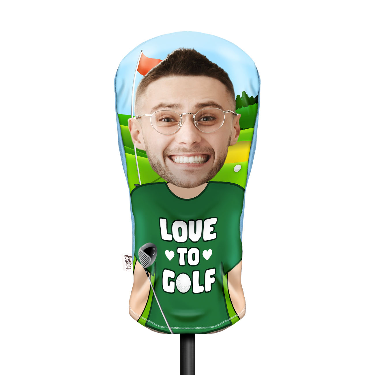 Love To Golf Personalised Golf Head Cover