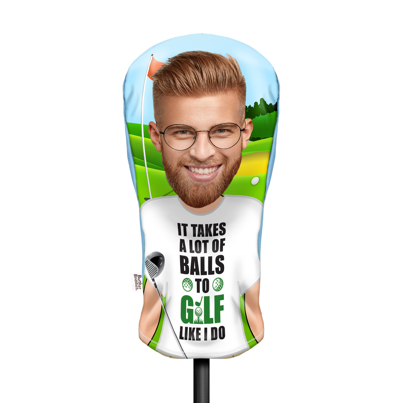 It Takes A Lot Of Balls To Golf Like I Do Personalised Golf Head Cover