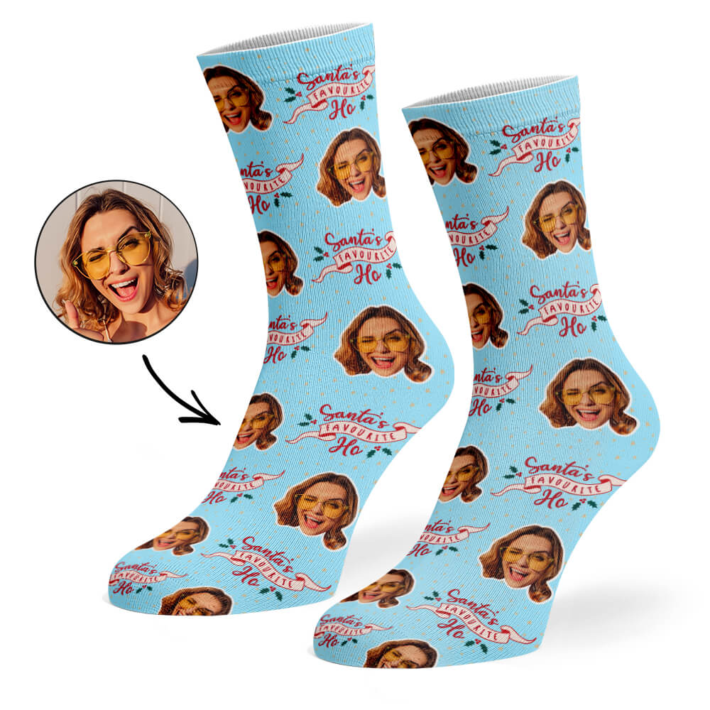 Santa's Favourite Ho Face Socks