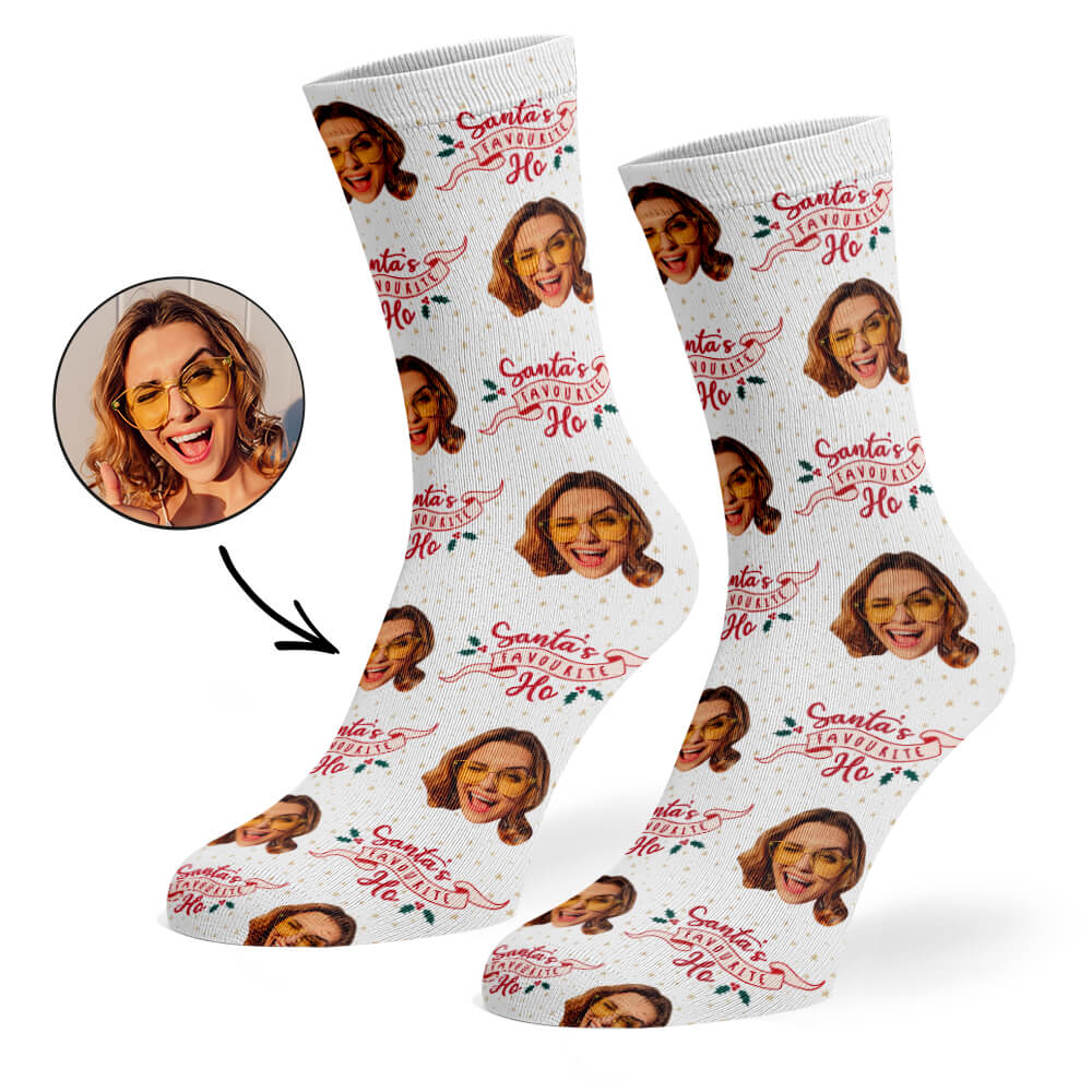 Santa's Favourite Ho Personalised Socks