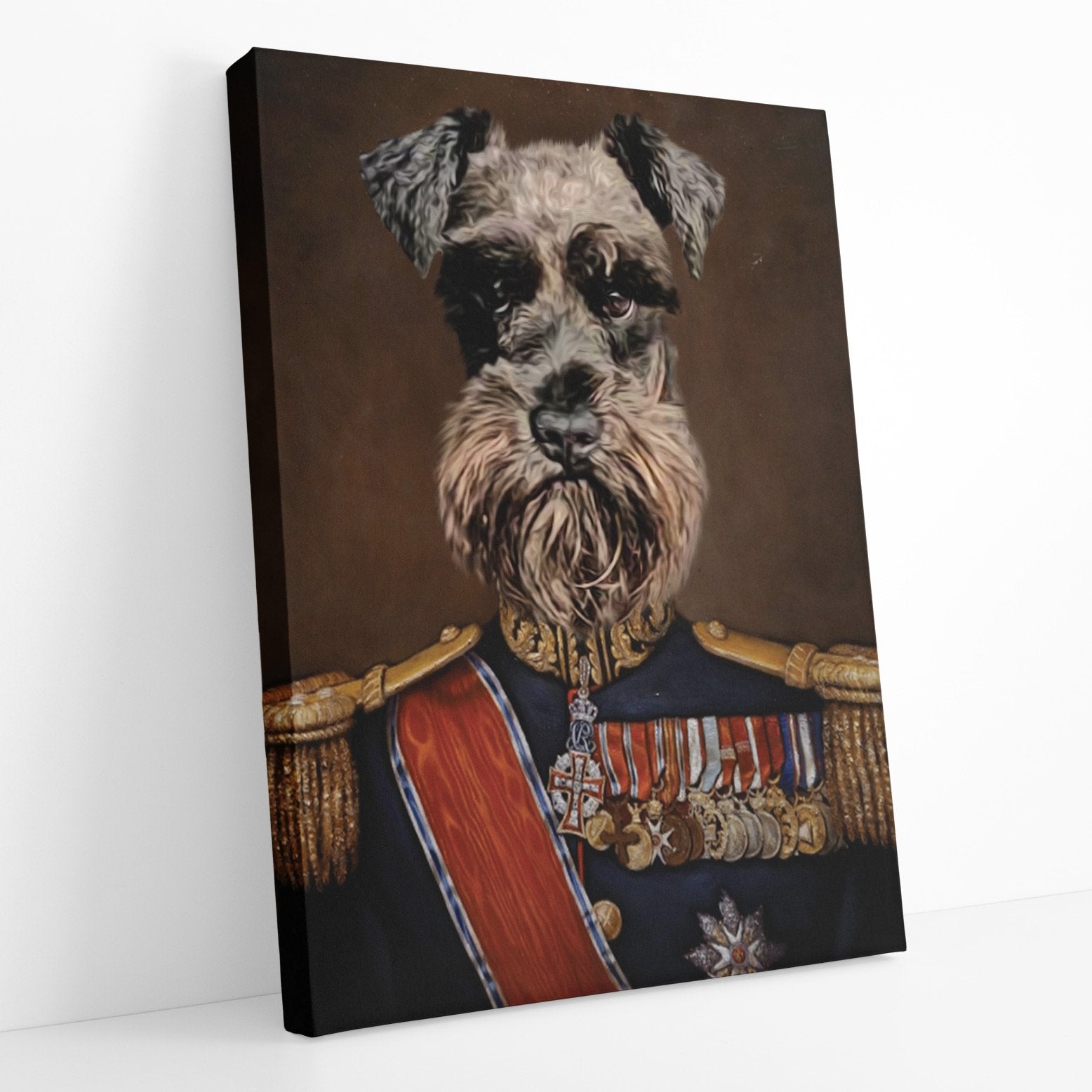 Dog Major Portrait Canvas