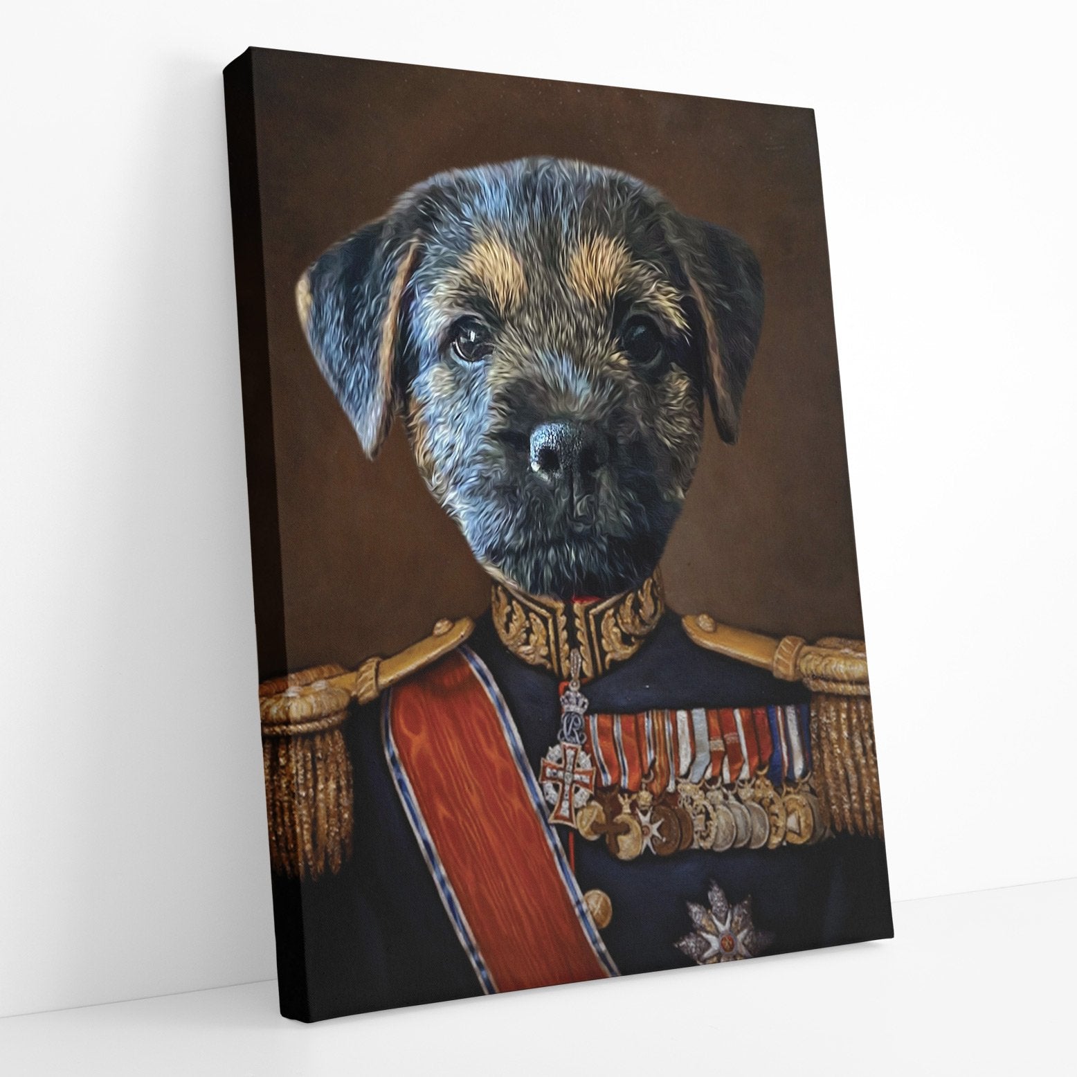 Dog Major Portrait Canvas