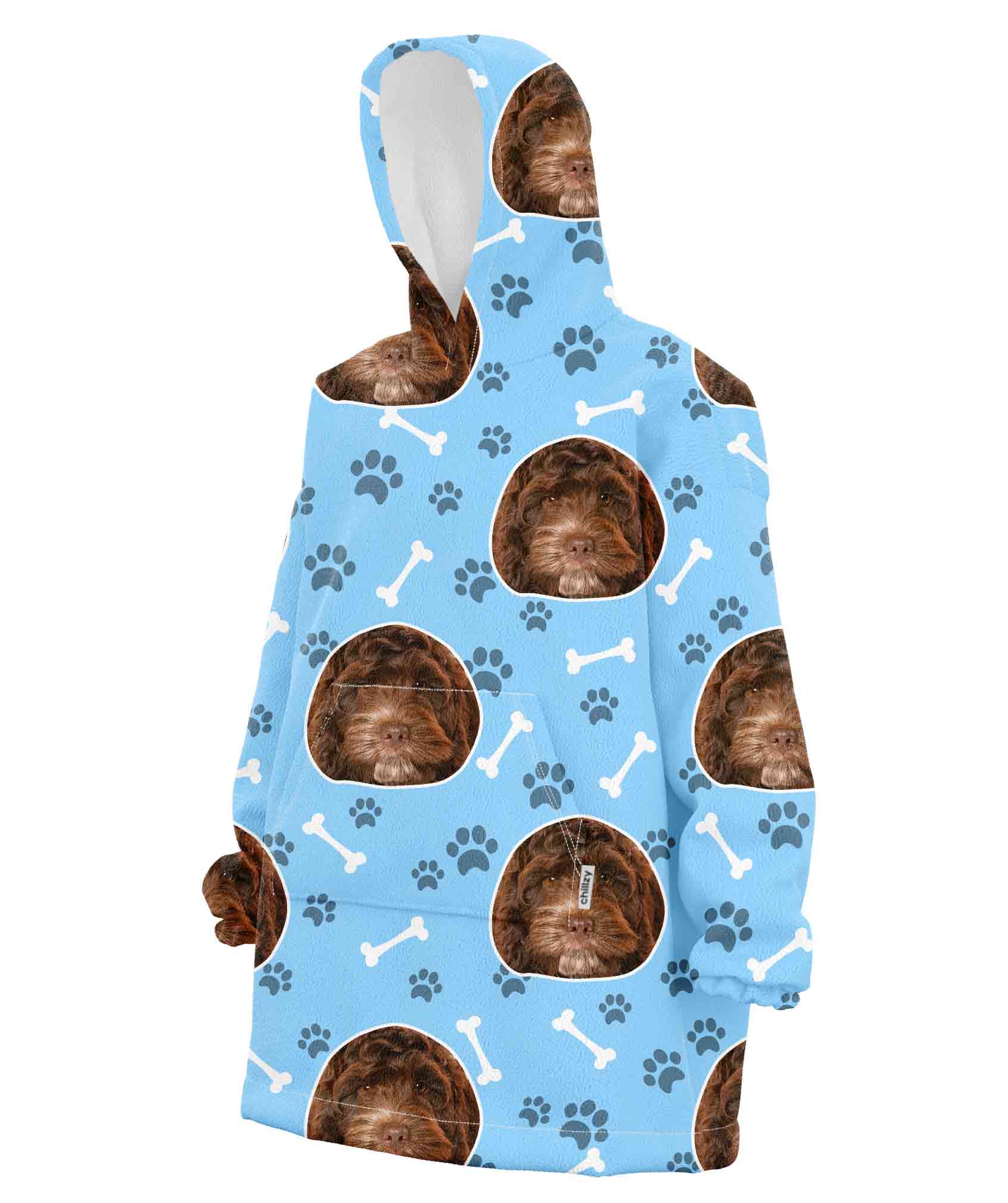 Your Dog Custom Hoodie Blanket