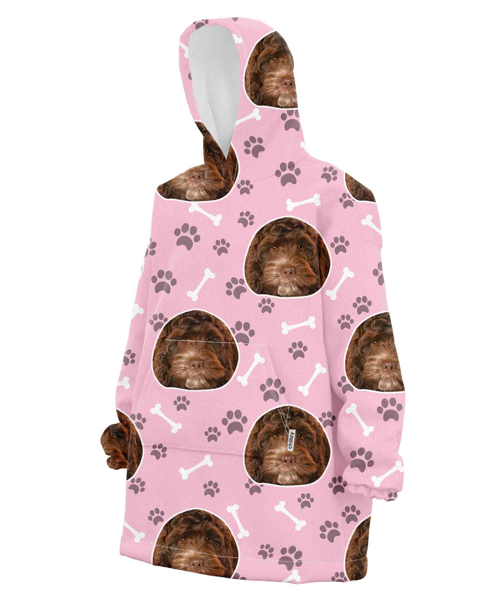 Your Dog Custom Hoodie Blanket