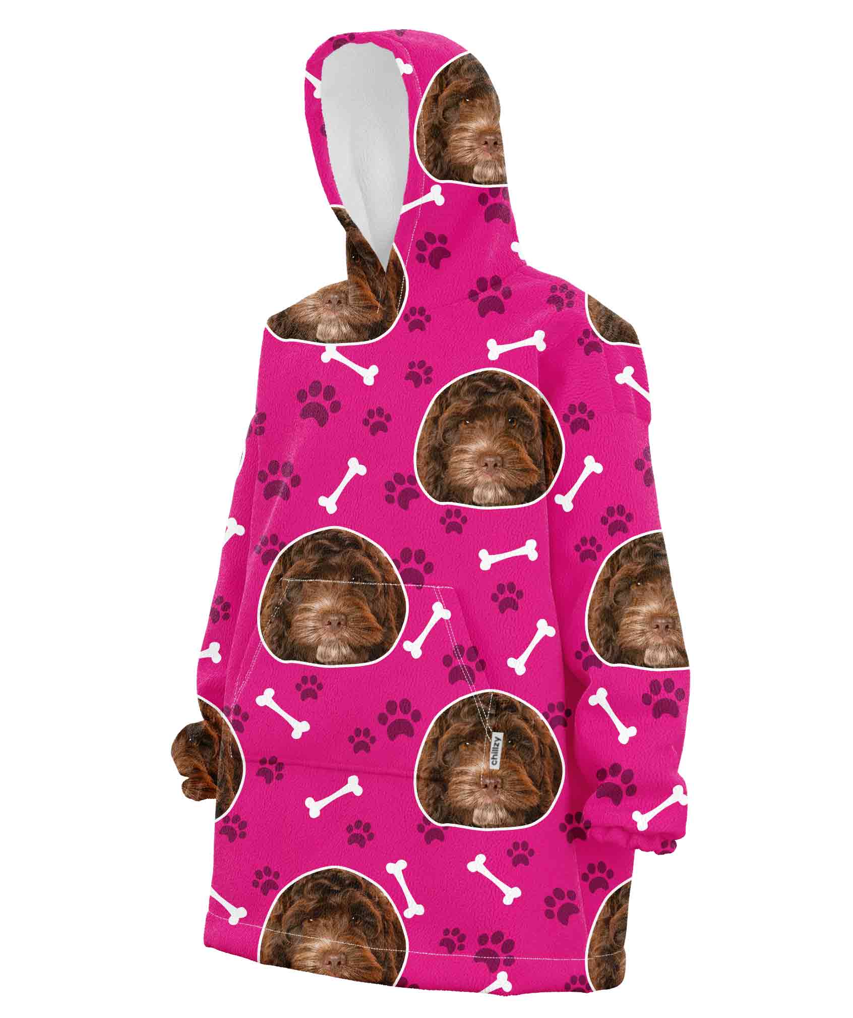 Your Dog Custom Hoodie Blanket