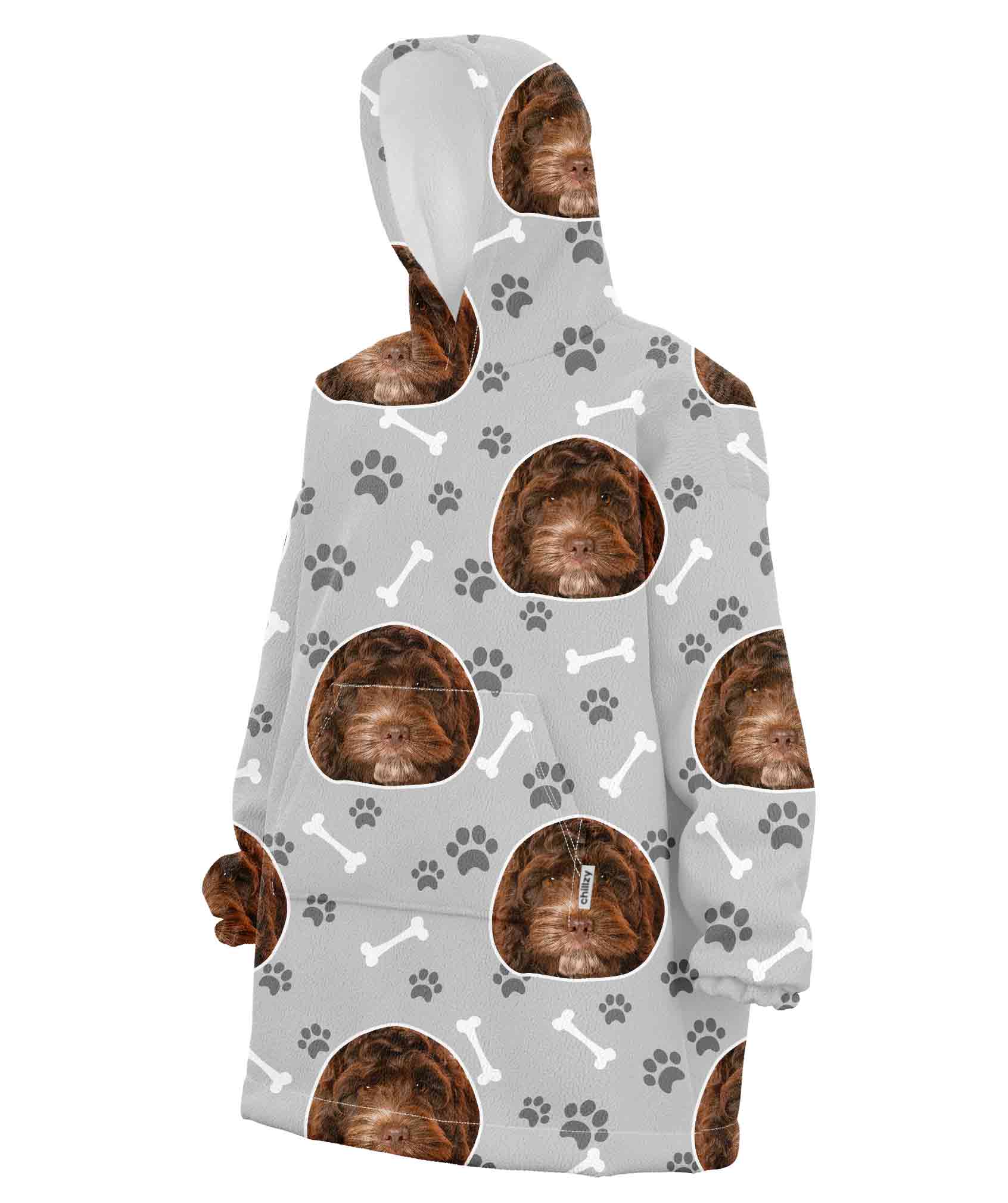 Your Dog Custom Hoodie Blanket