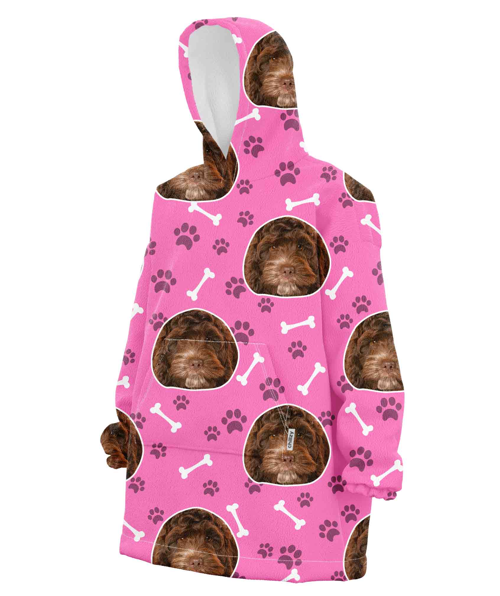 Your Dog Custom Hoodie Blanket