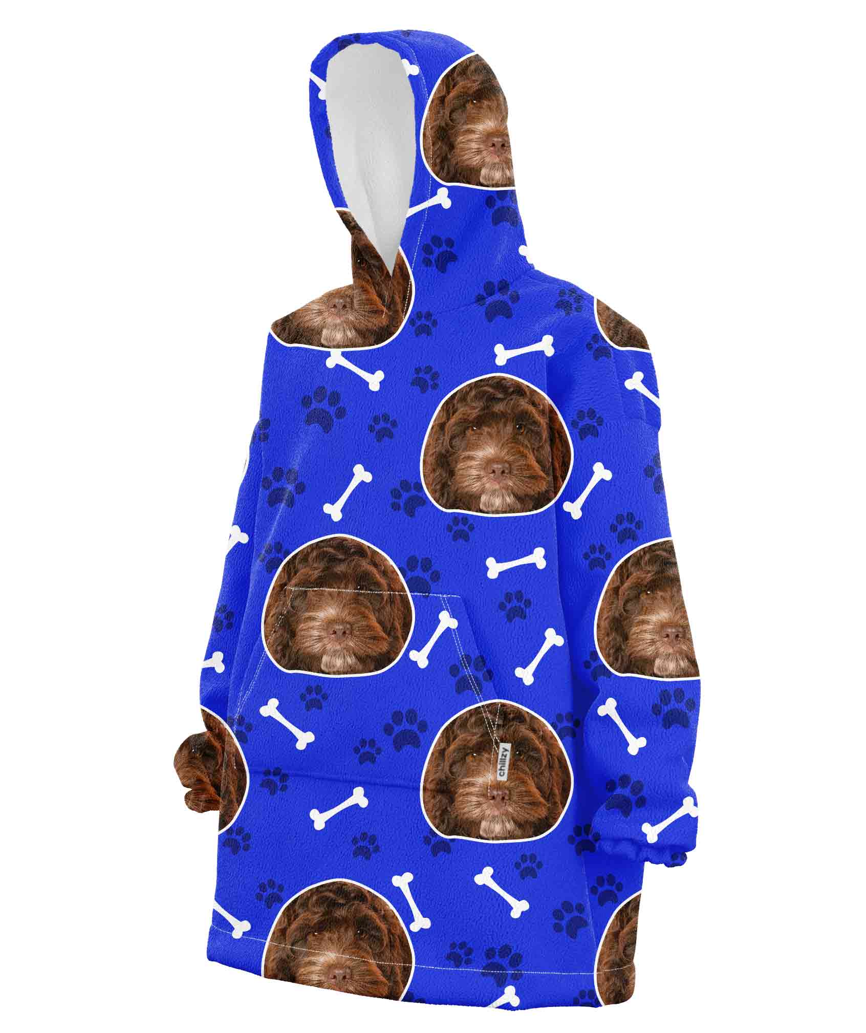 Your Dog Custom Hoodie Blanket