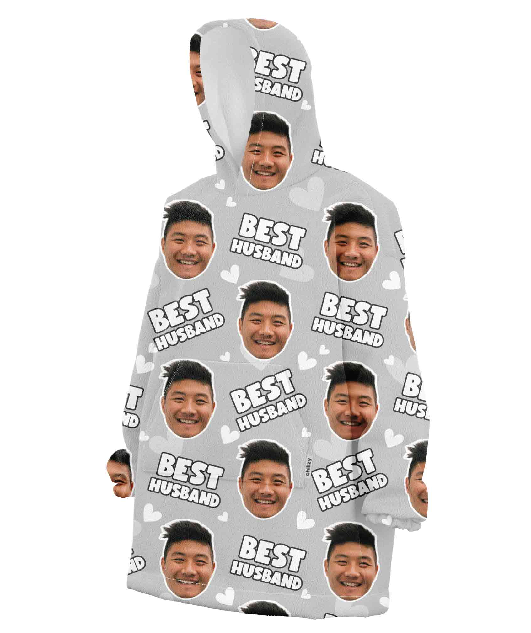 Best Husband Custom Hoodie Blanket