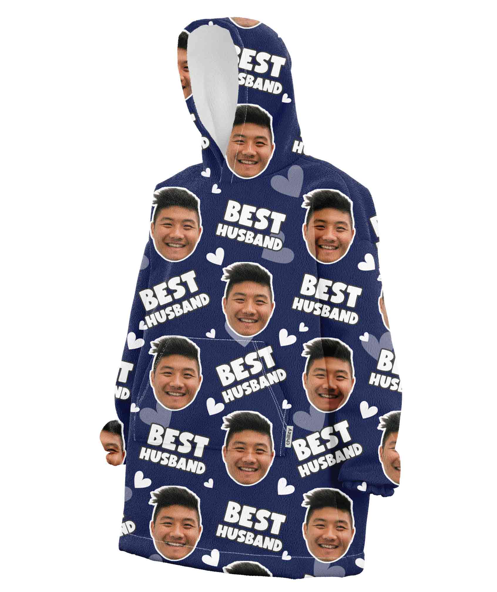 Best Husband Custom Hoodie Blanket