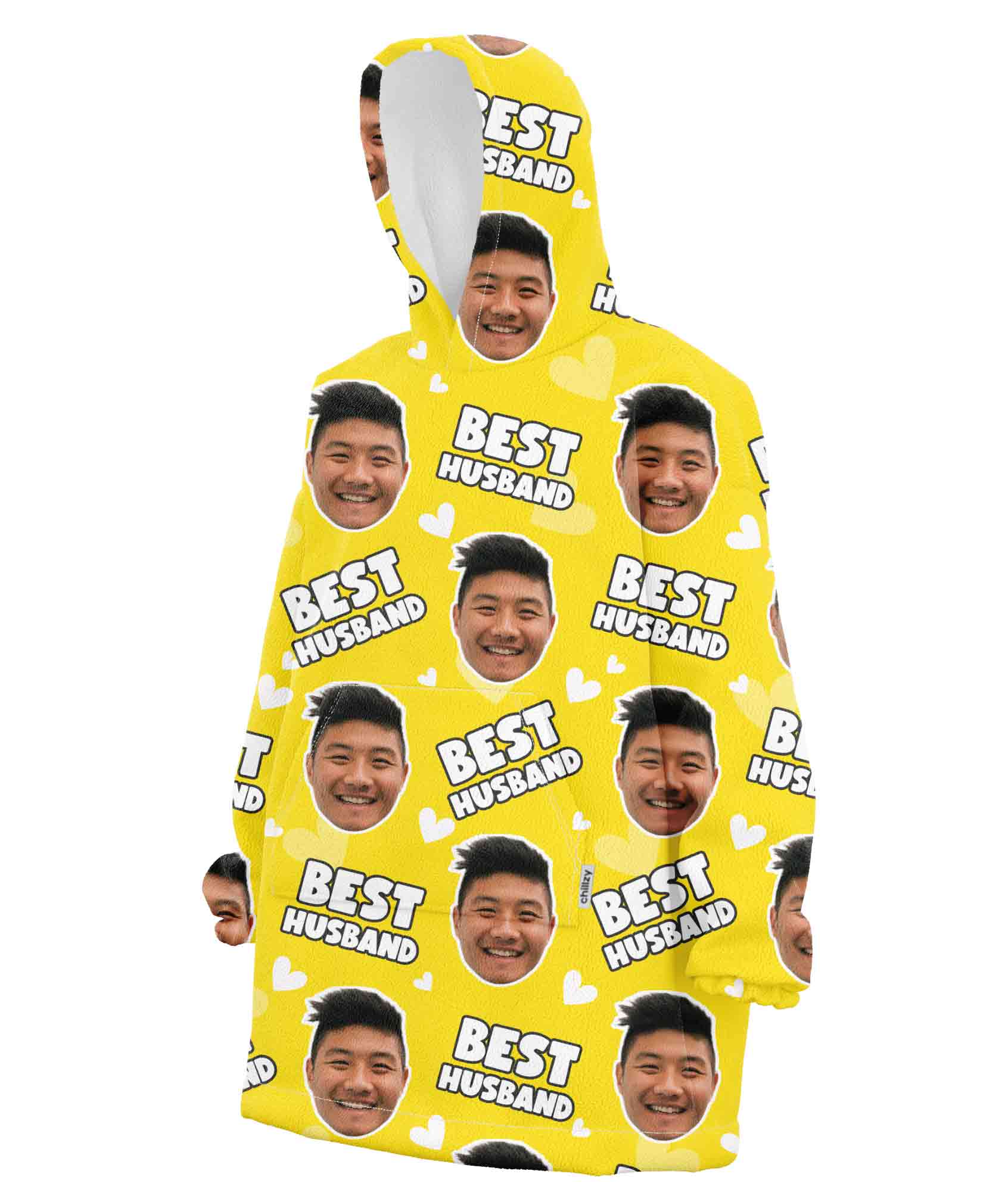 Best Husband Custom Hoodie Blanket