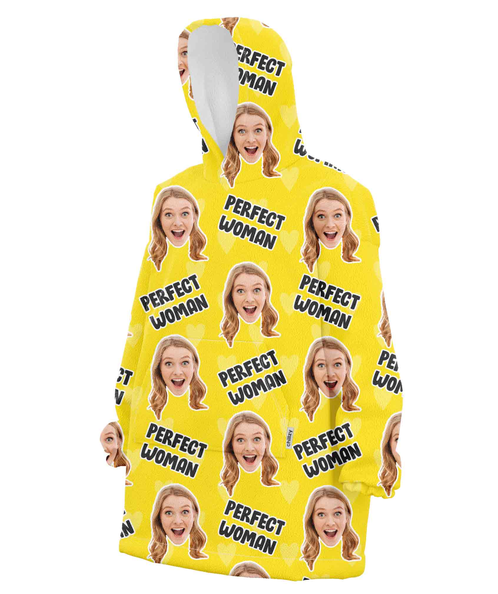 Perfect Woman Custom Hoodie Blanket