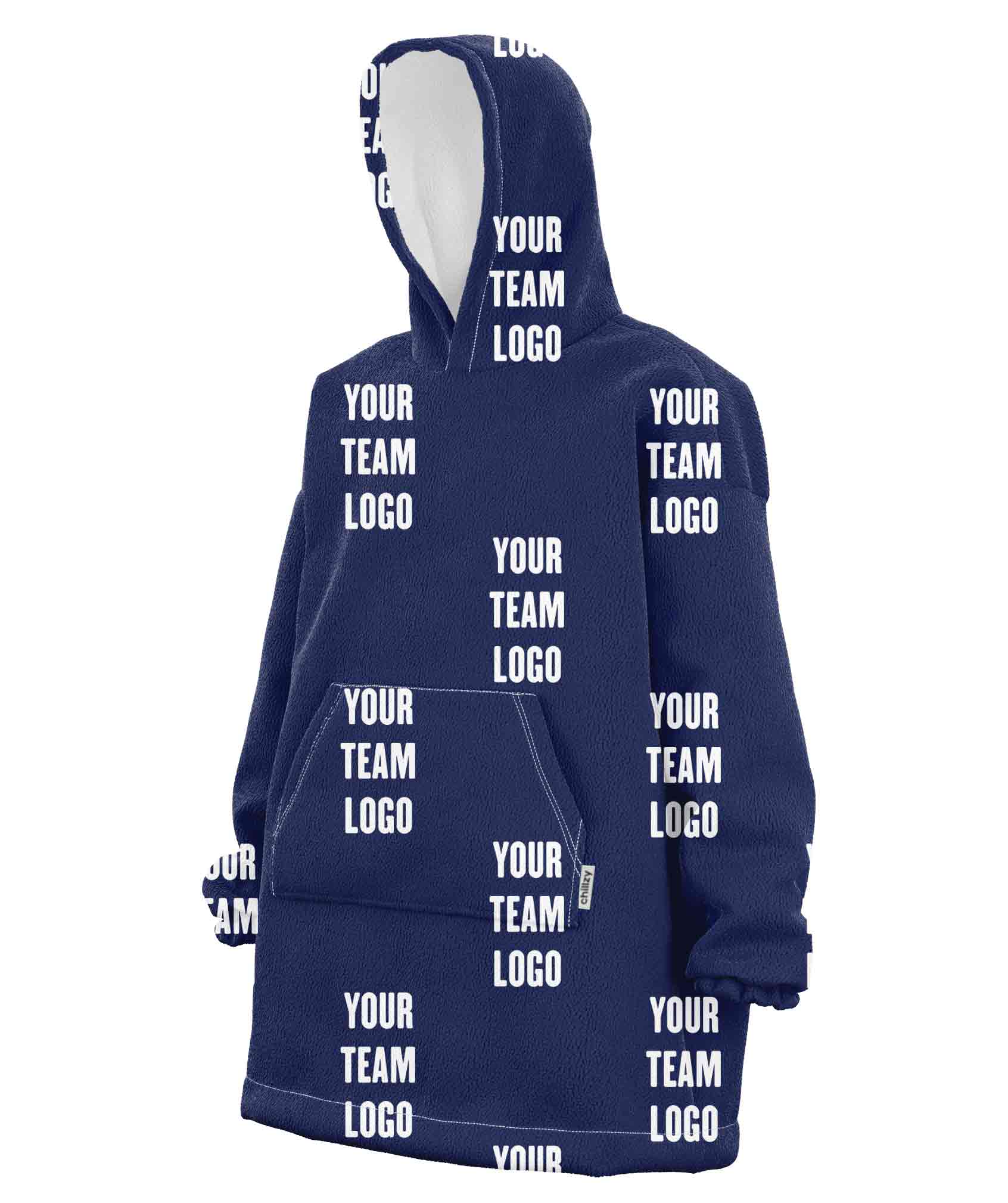 Your Team Custom Hoodie Blanket