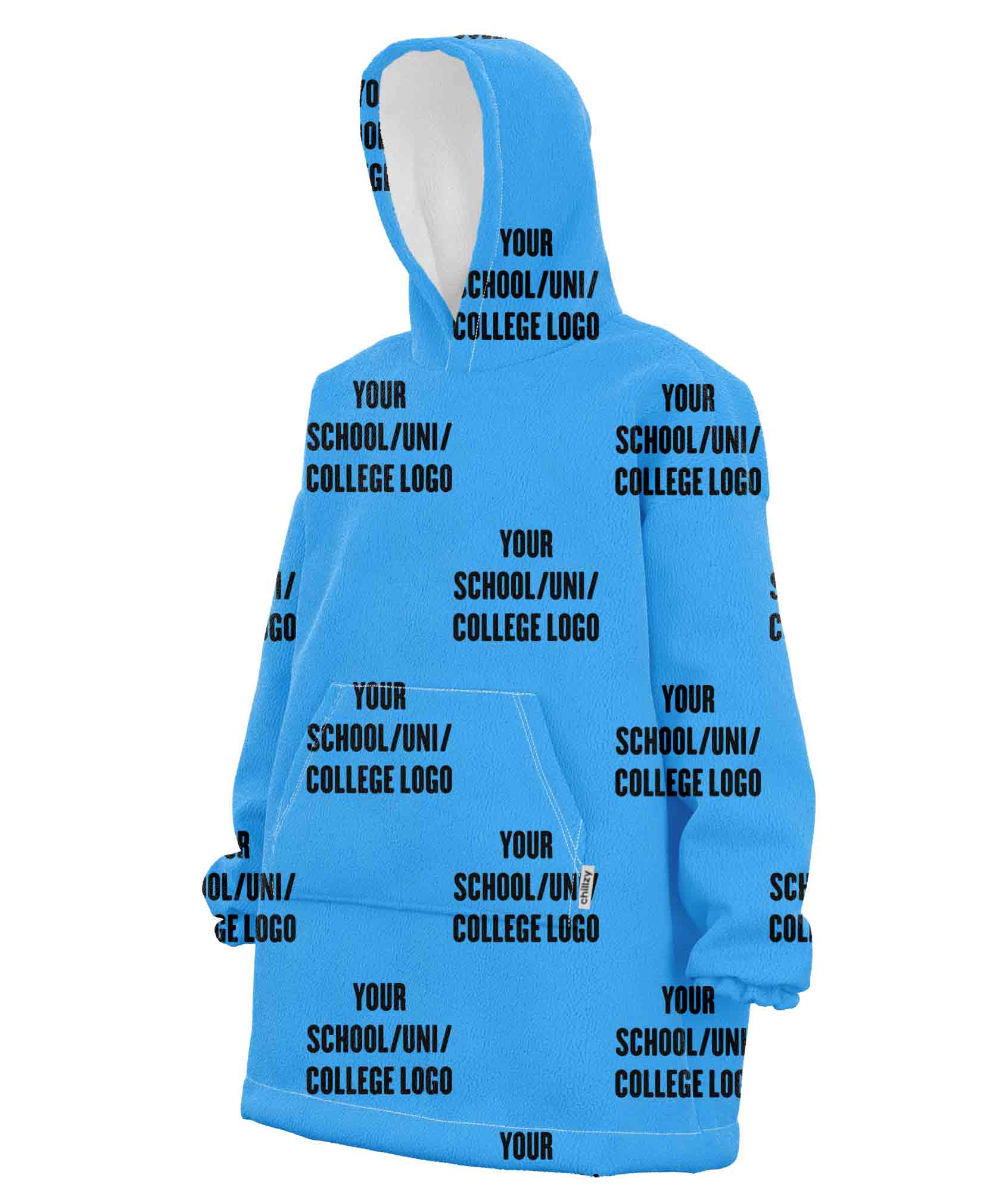 Your School, College or Uni Custom Hoodie Blanket