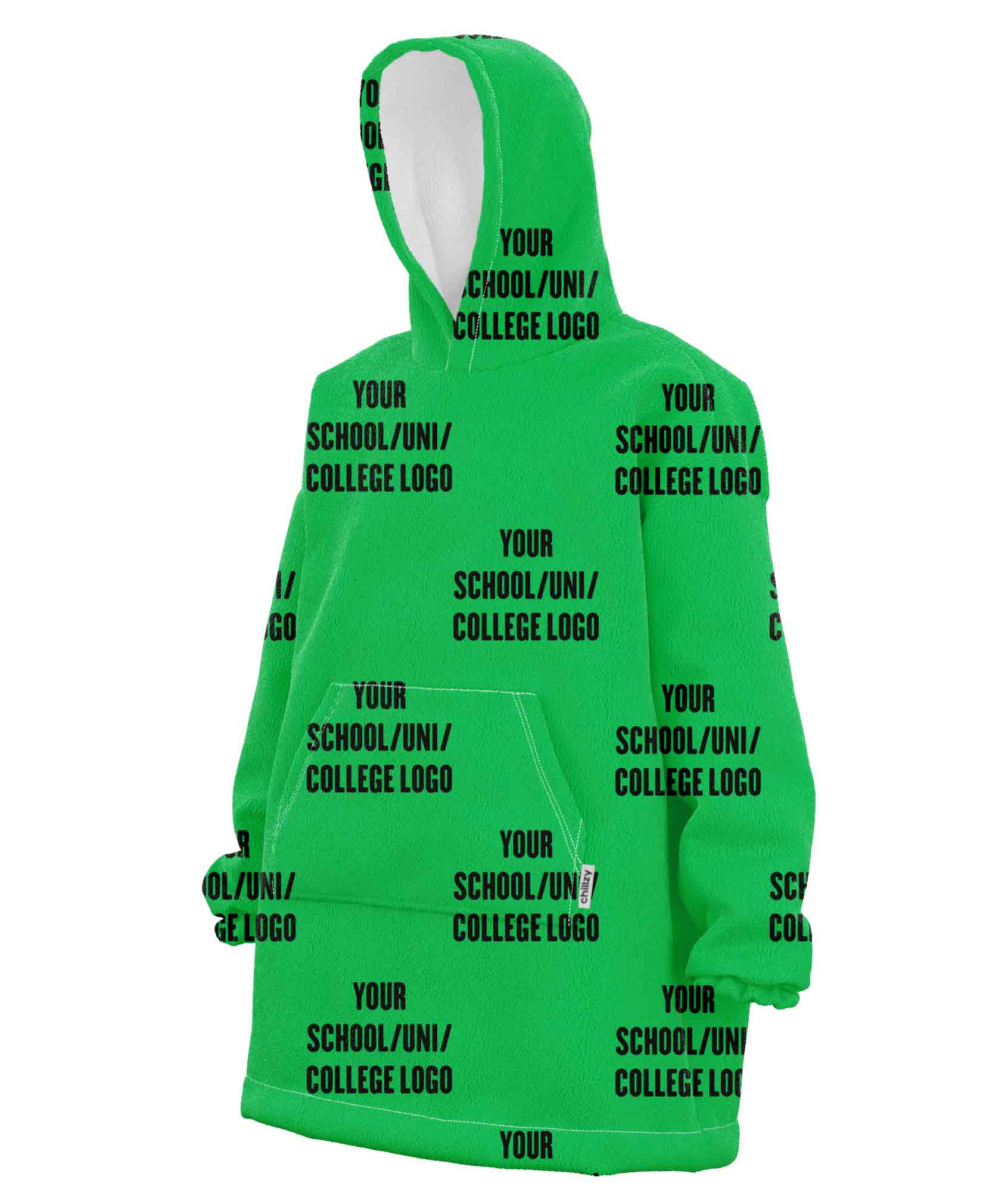 Your School, College or Uni Custom Hoodie Blanket