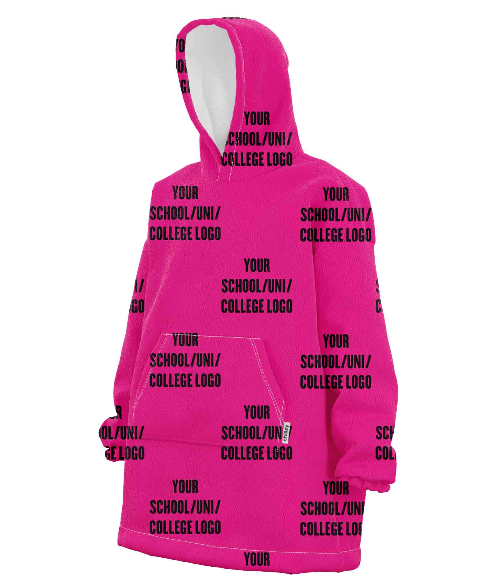 Your School, College or Uni Custom Hoodie Blanket