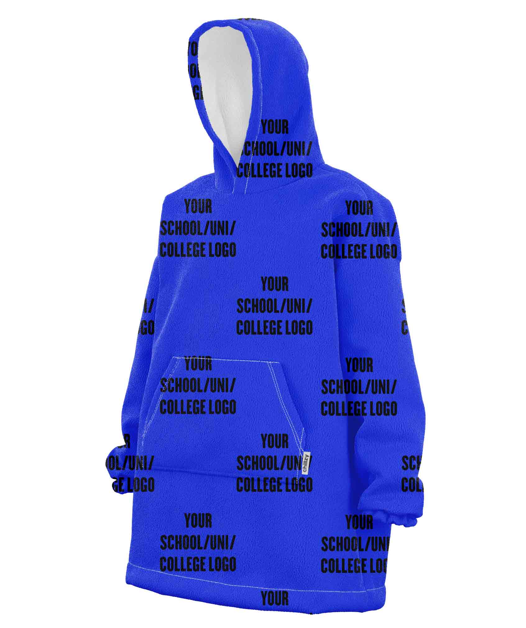 Your School, College or Uni Custom Hoodie Blanket