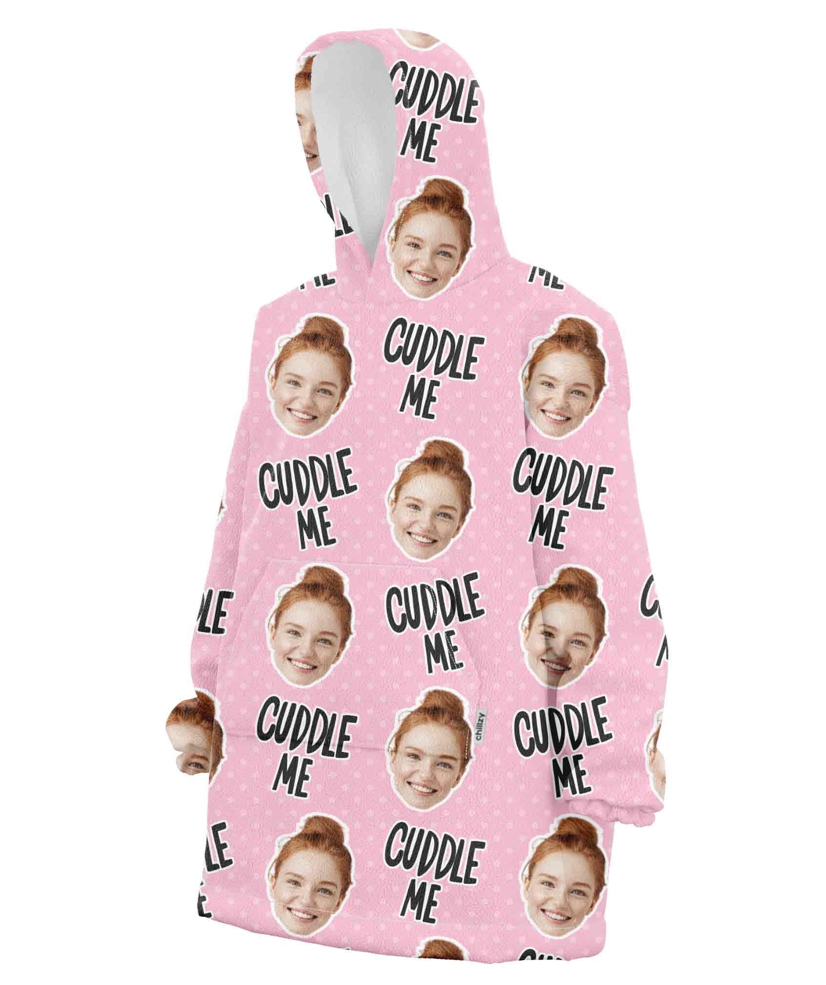 Cuddle Me Custom Hoodie Blanket