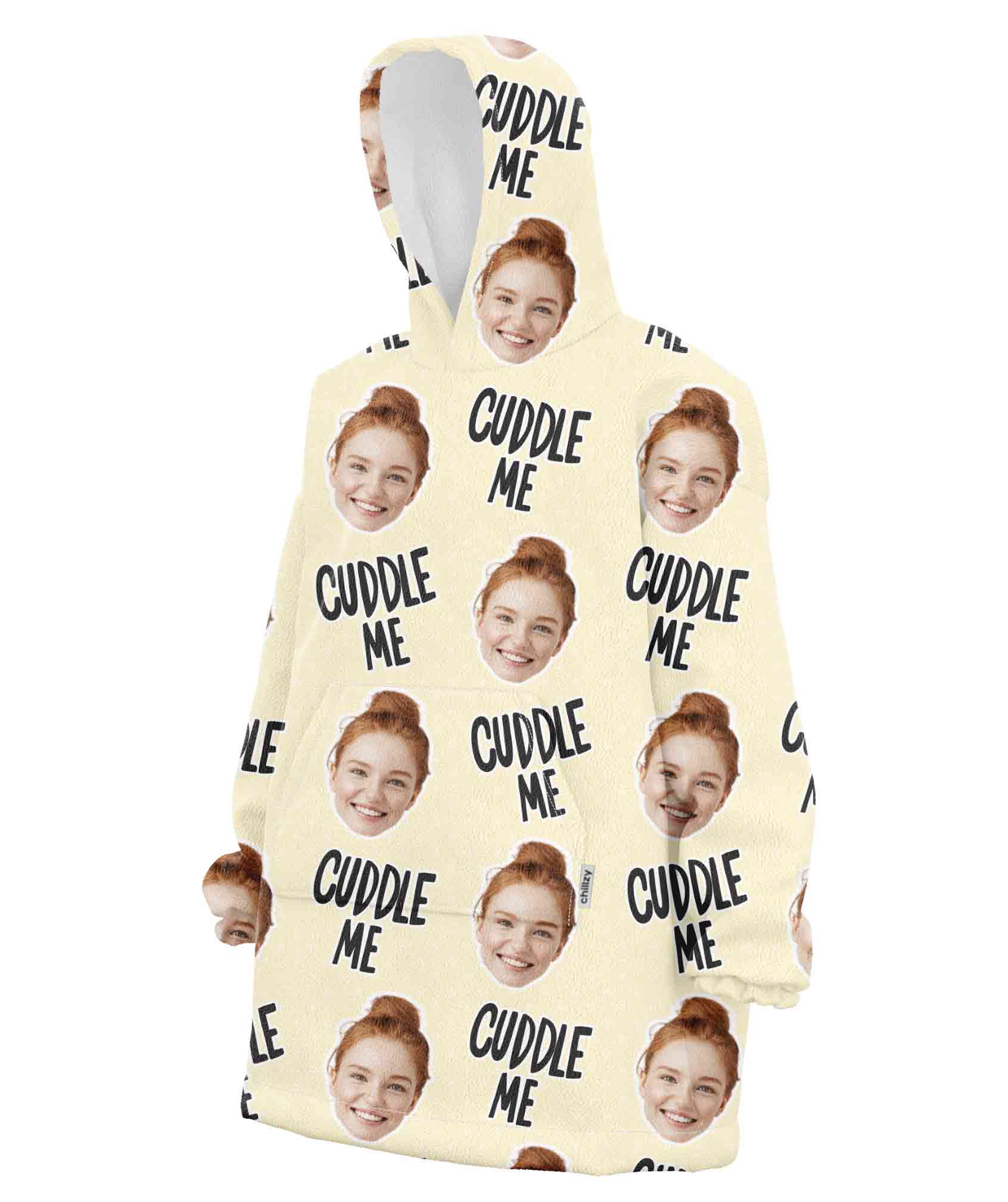 Cuddle Me Custom Hoodie Blanket
