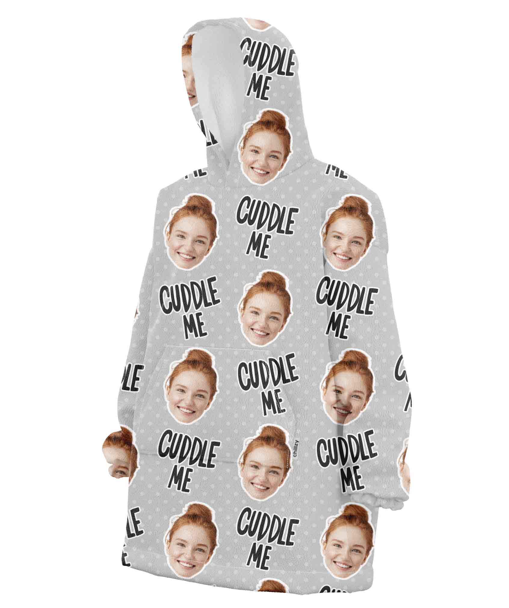 Cuddle Me Custom Hoodie Blanket