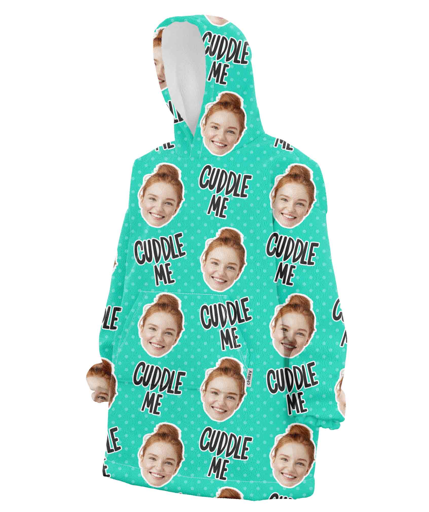 Cuddle Me Custom Hoodie Blanket