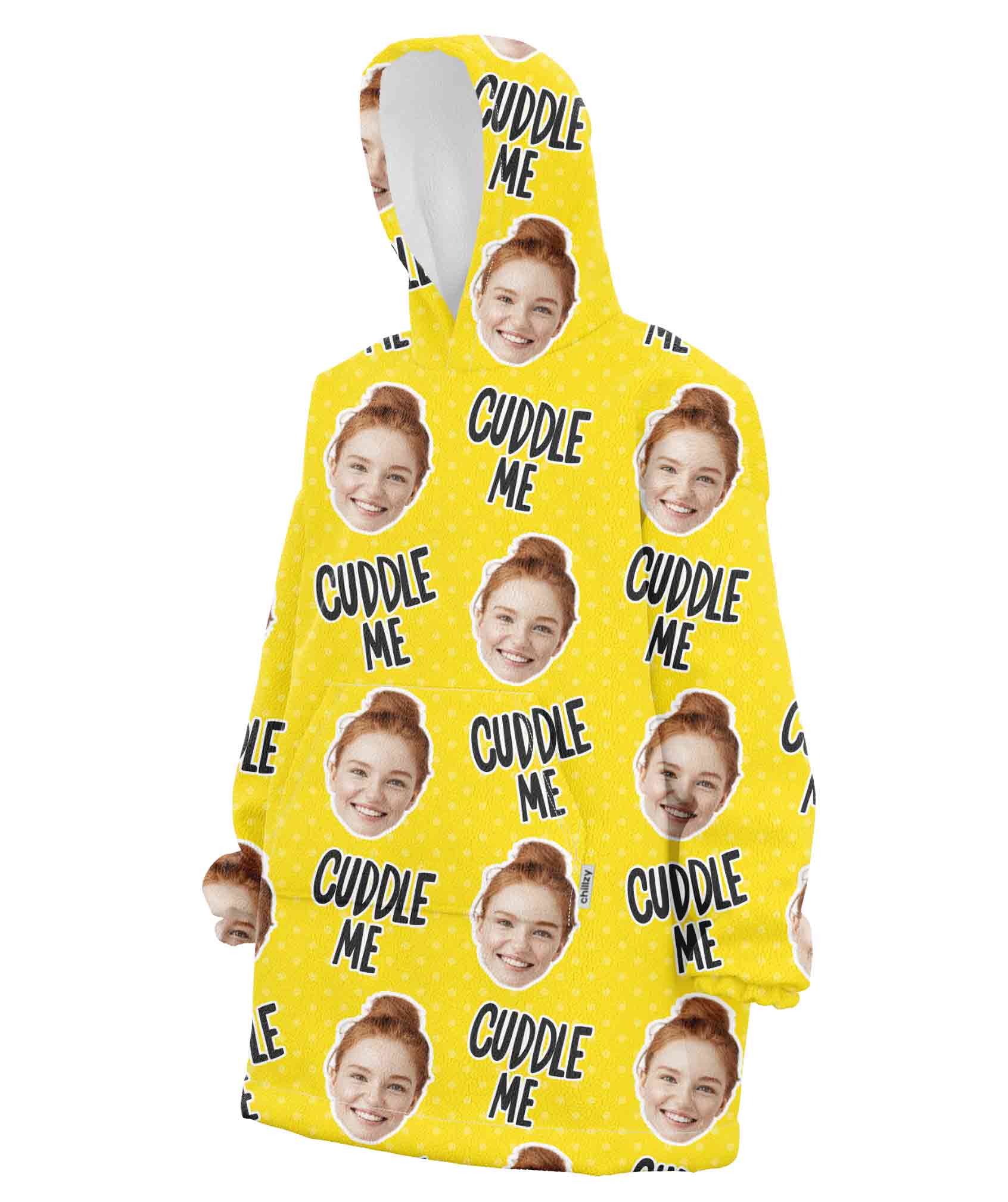 Cuddle Me Custom Hoodie Blanket