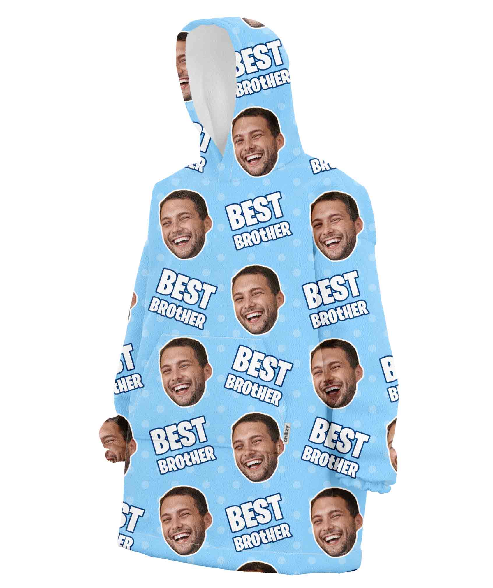 Best Brother Personalised Hoodie Blanket