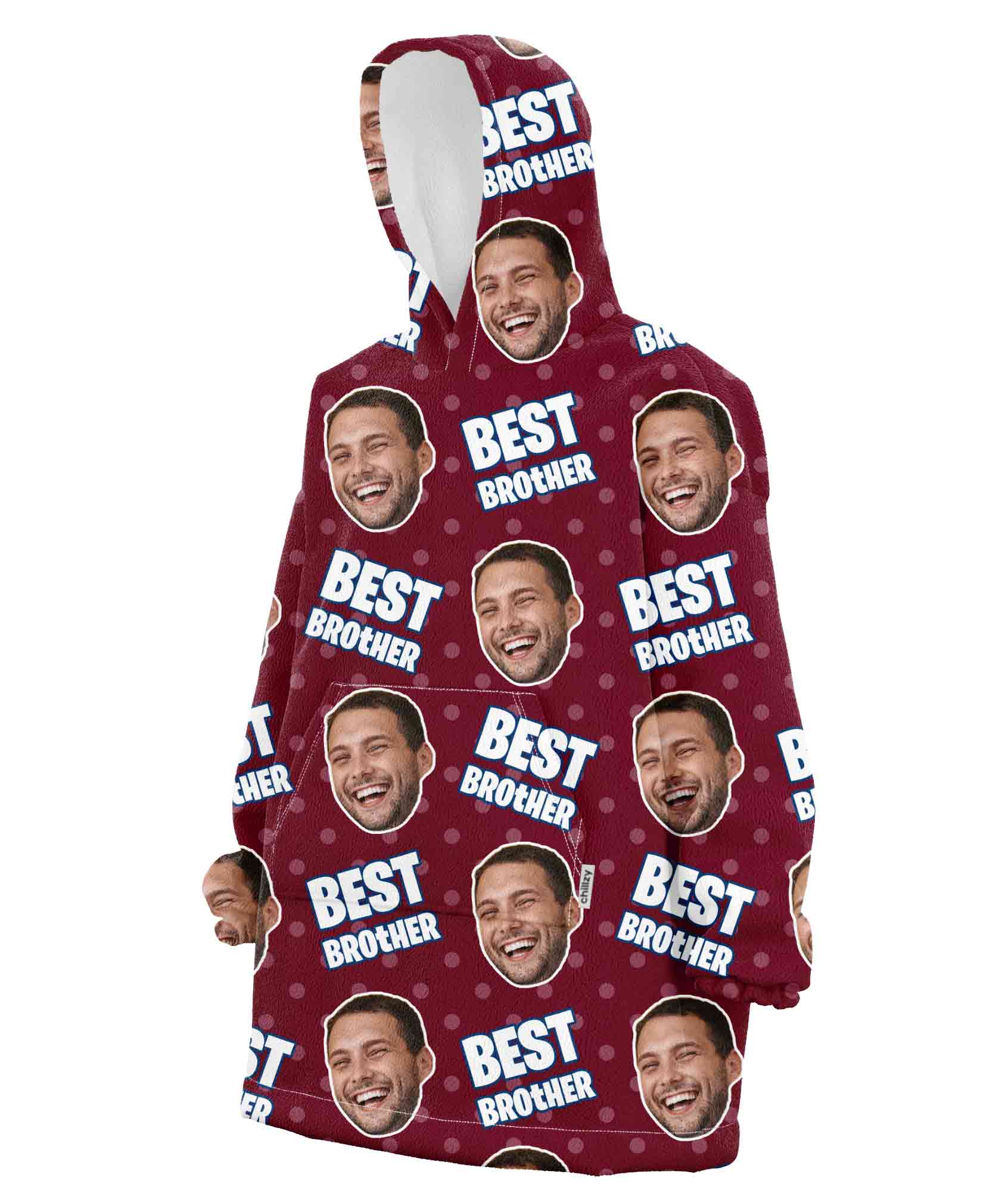 Best Brother Personalised Hoodie Blanket