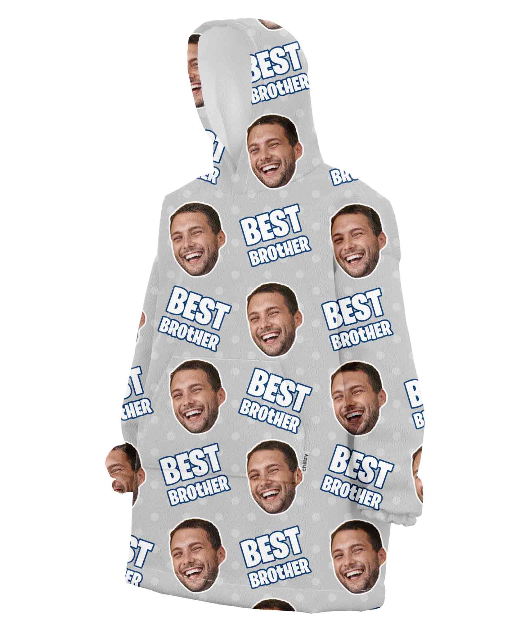 Best Brother Personalised Hoodie Blanket