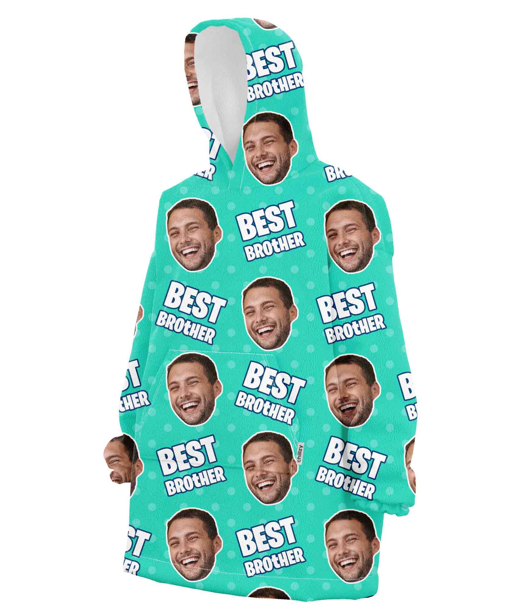 Best Brother Personalised Hoodie Blanket