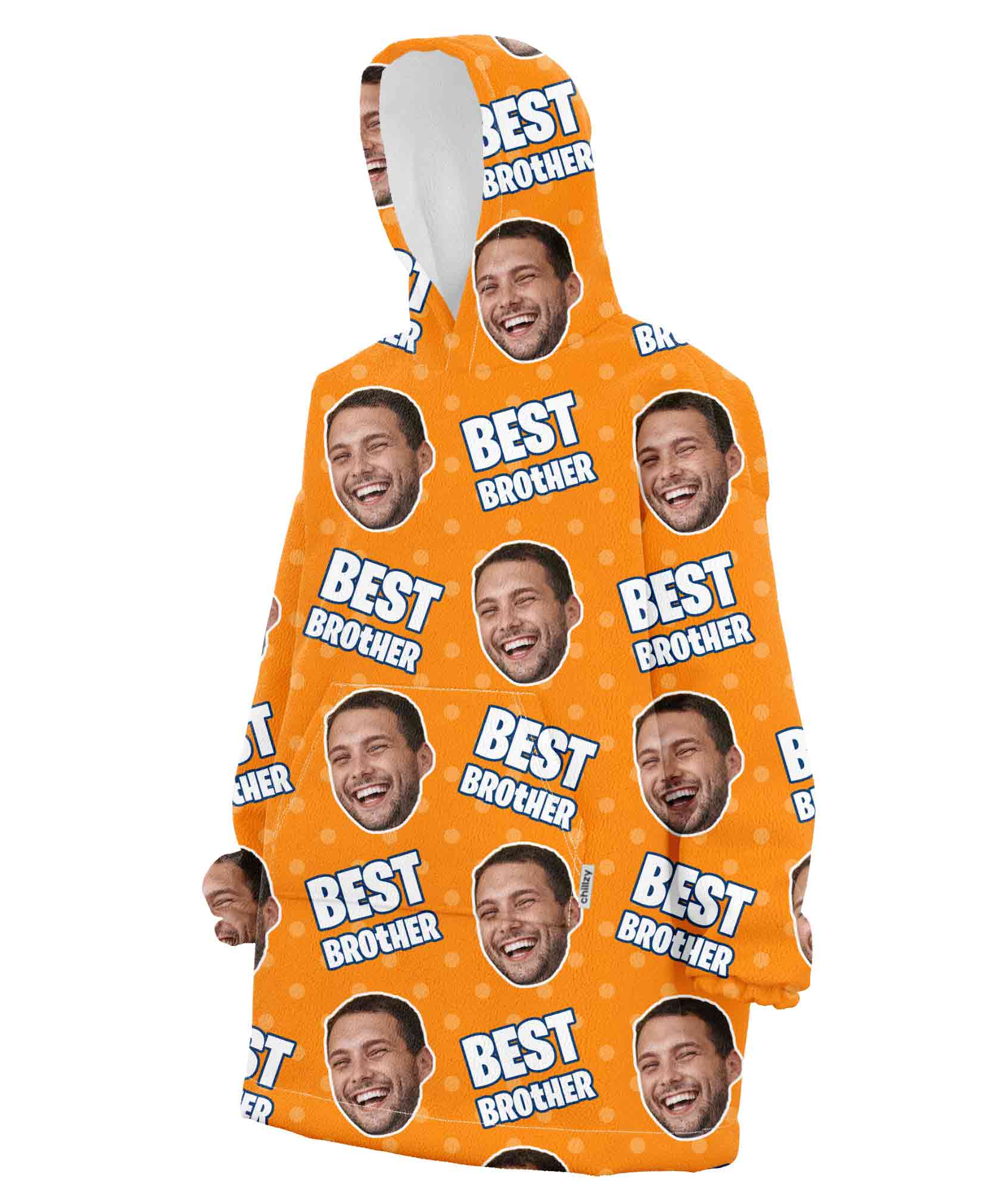 Best Brother Personalised Hoodie Blanket