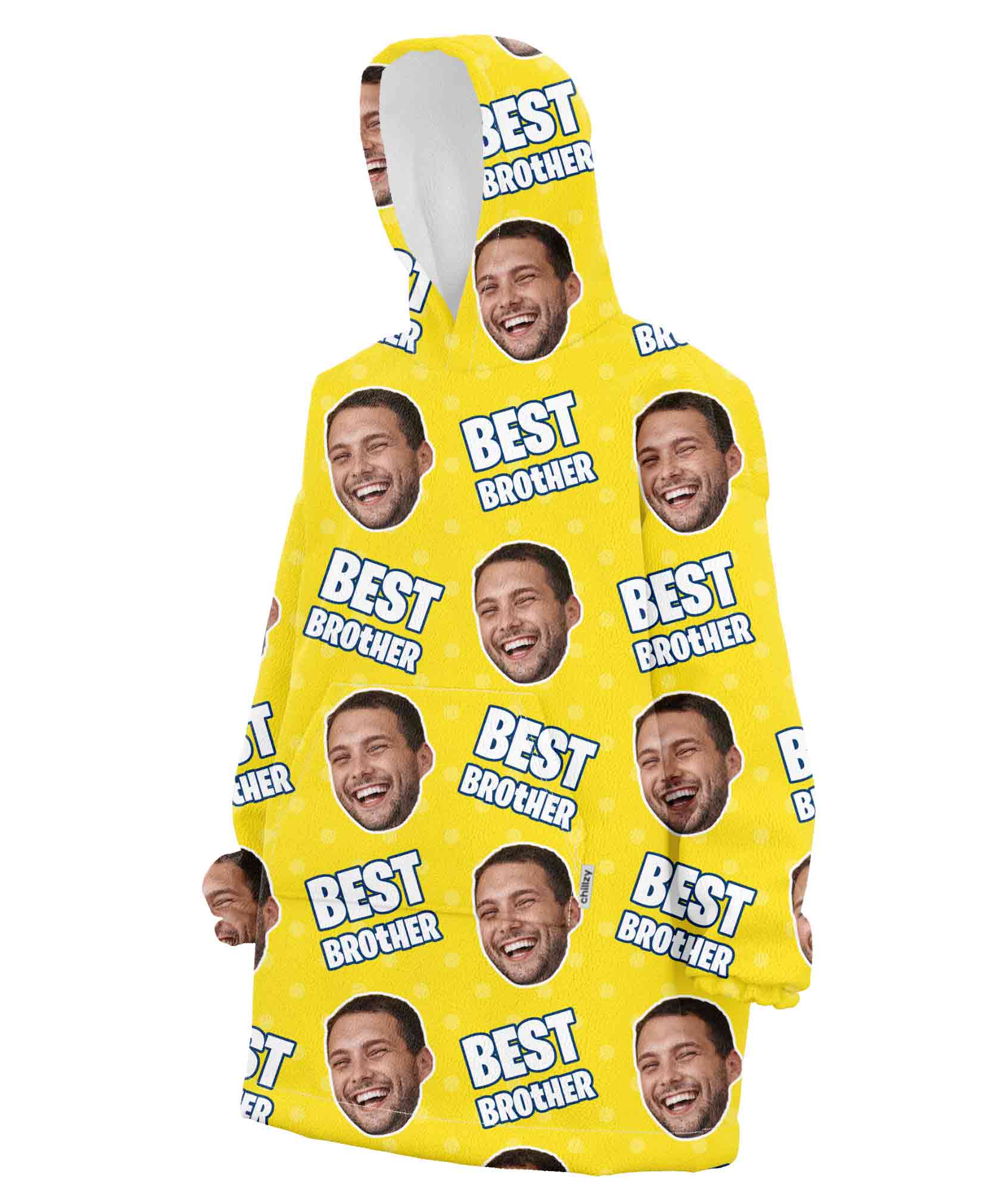 Best Brother Personalised Hoodie Blanket