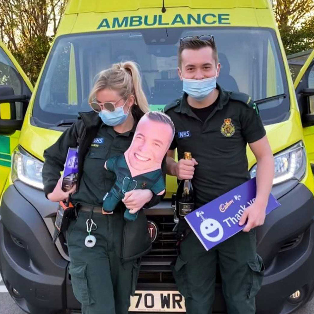 Paramedic Face Pillow Doll