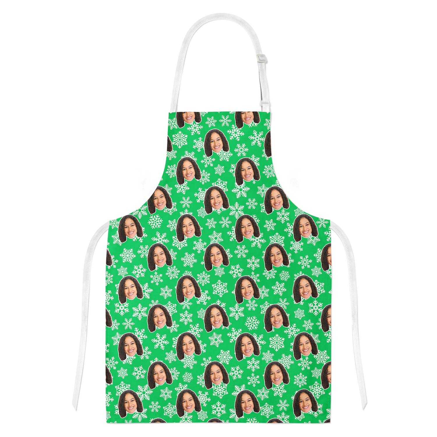 Christmas Snowflakes Personalised Apron