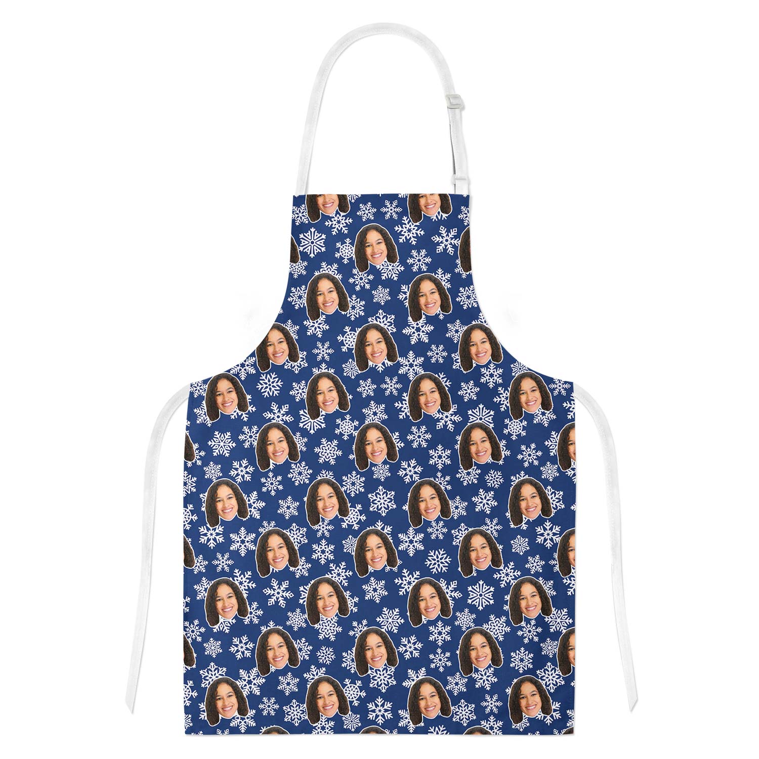 Christmas Snowflakes Personalised Apron