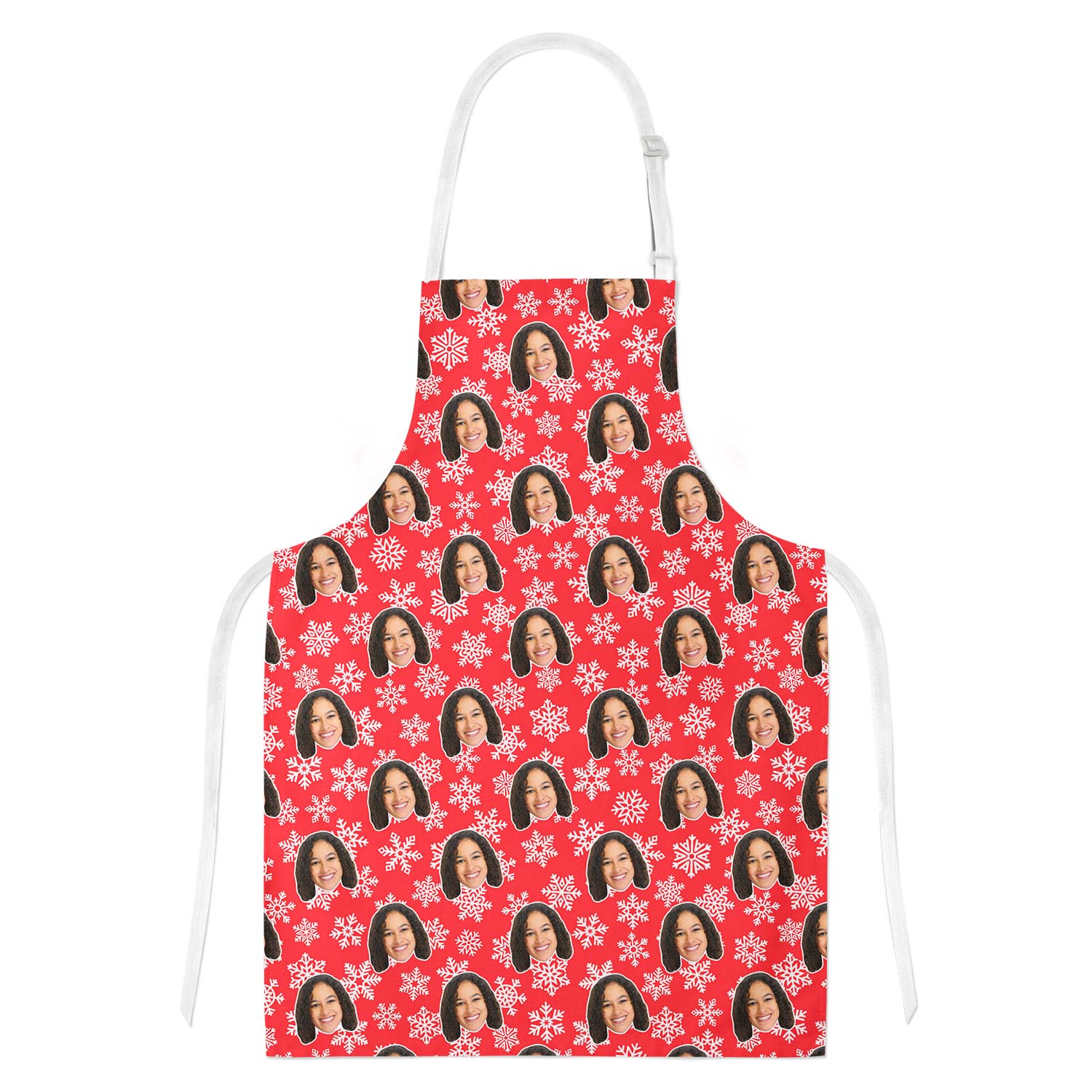 Christmas Snowflakes Personalised Apron