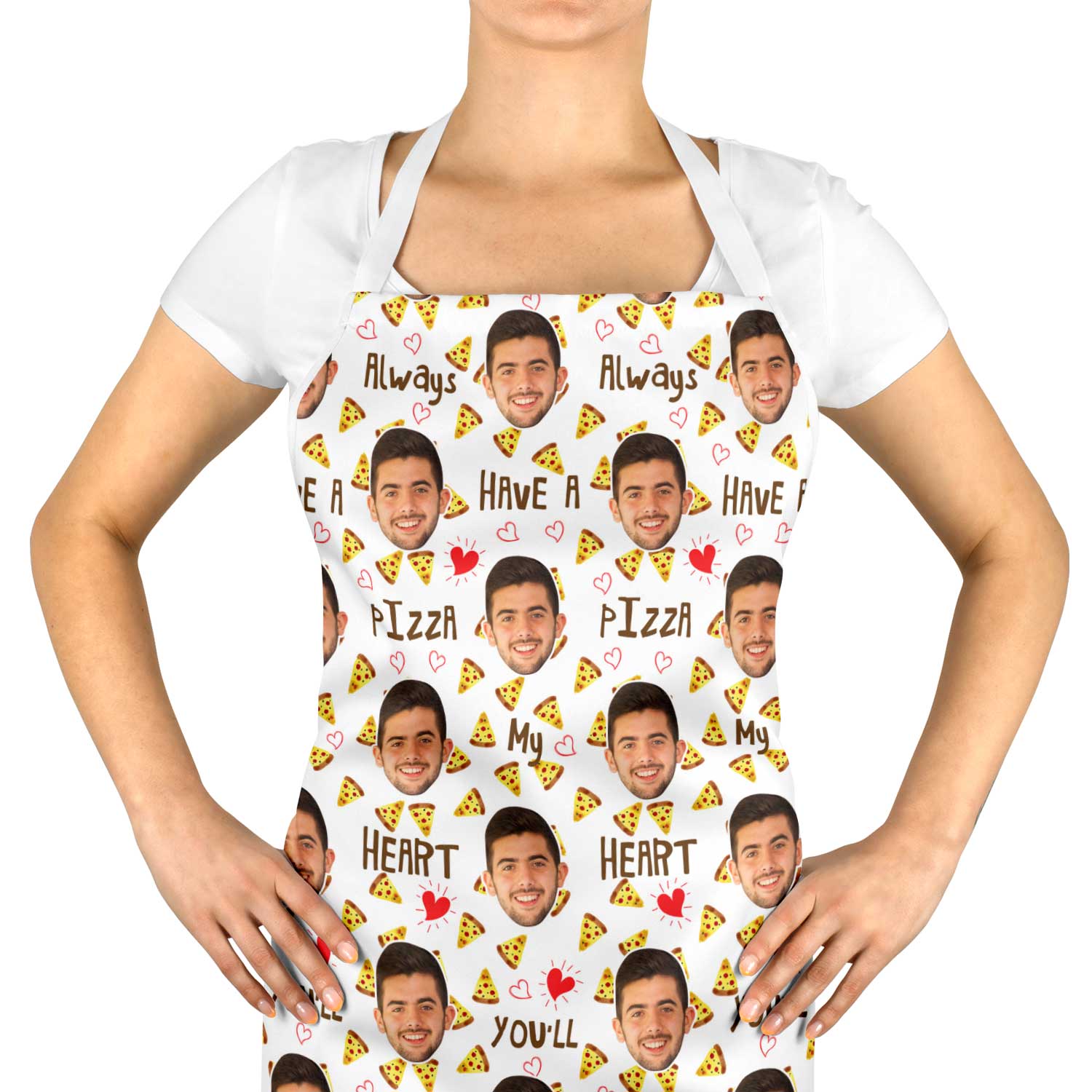 Pizza My Heart Personalised Apron