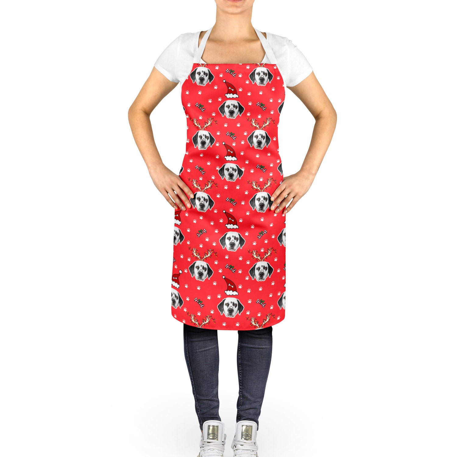 Christmas Dog Personalised Apron