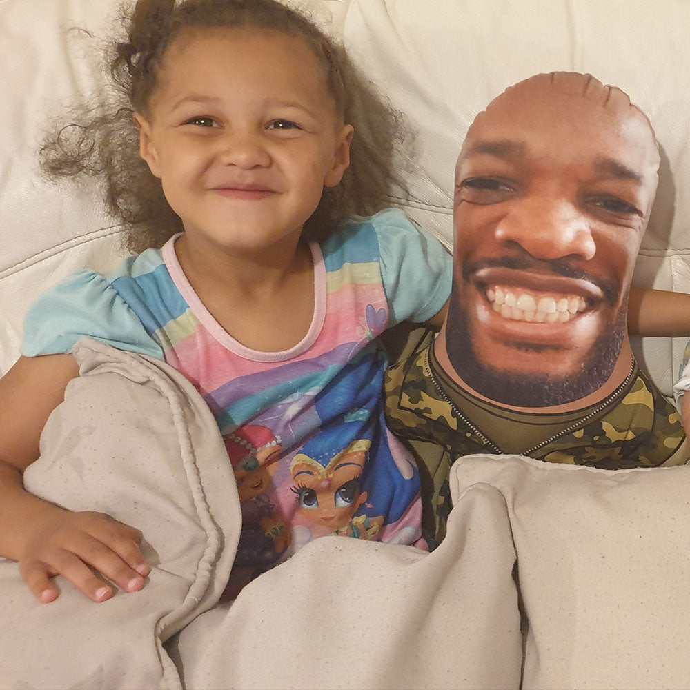 Soldier Face Pillow Gift Recipient