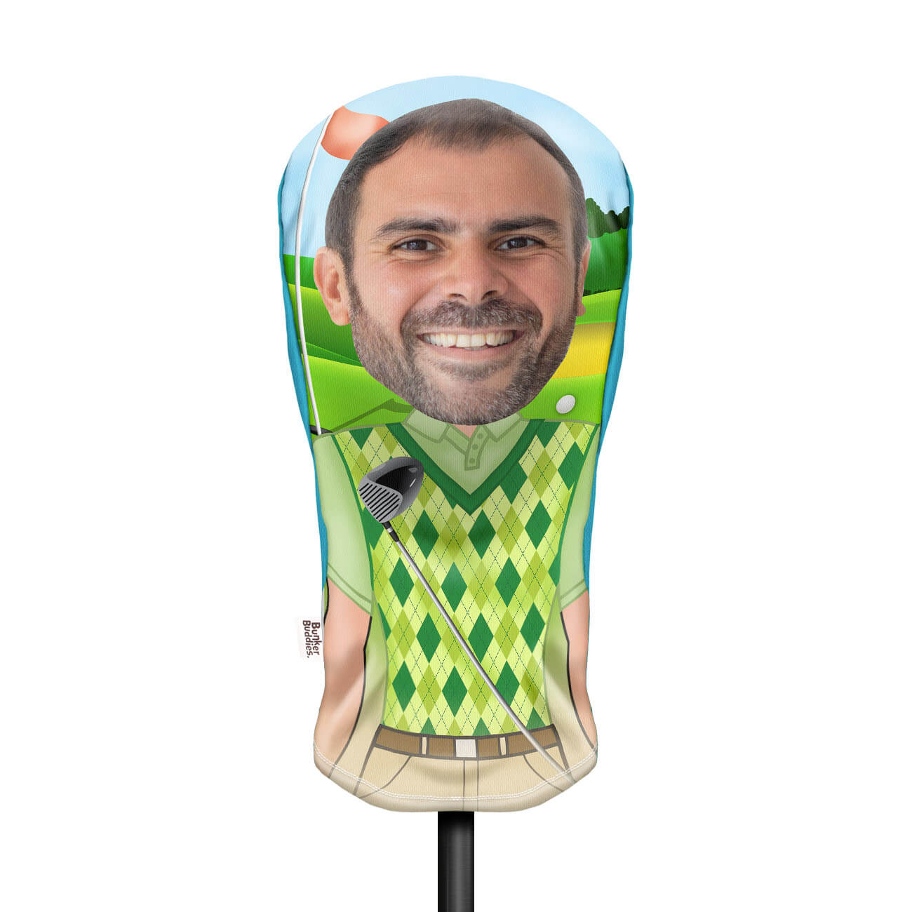 Golfer Personalised Golf Head Cover