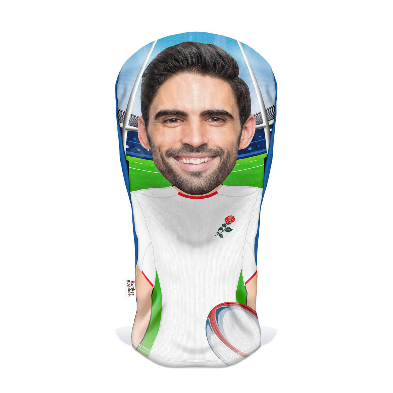 England Rugby Player Personalised Golf Head Cover