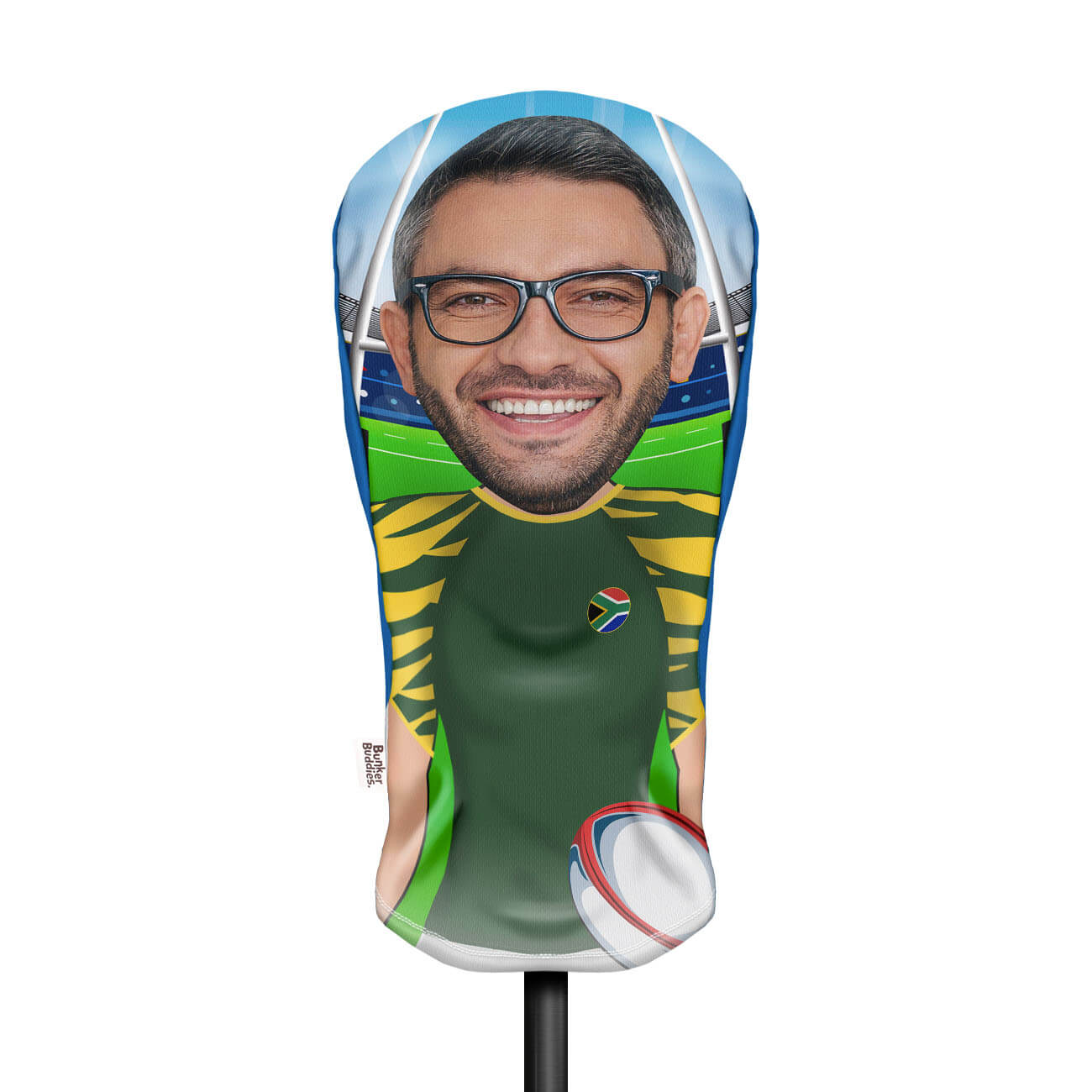 South Africa Rugby Player Personalised Golf Head Cover