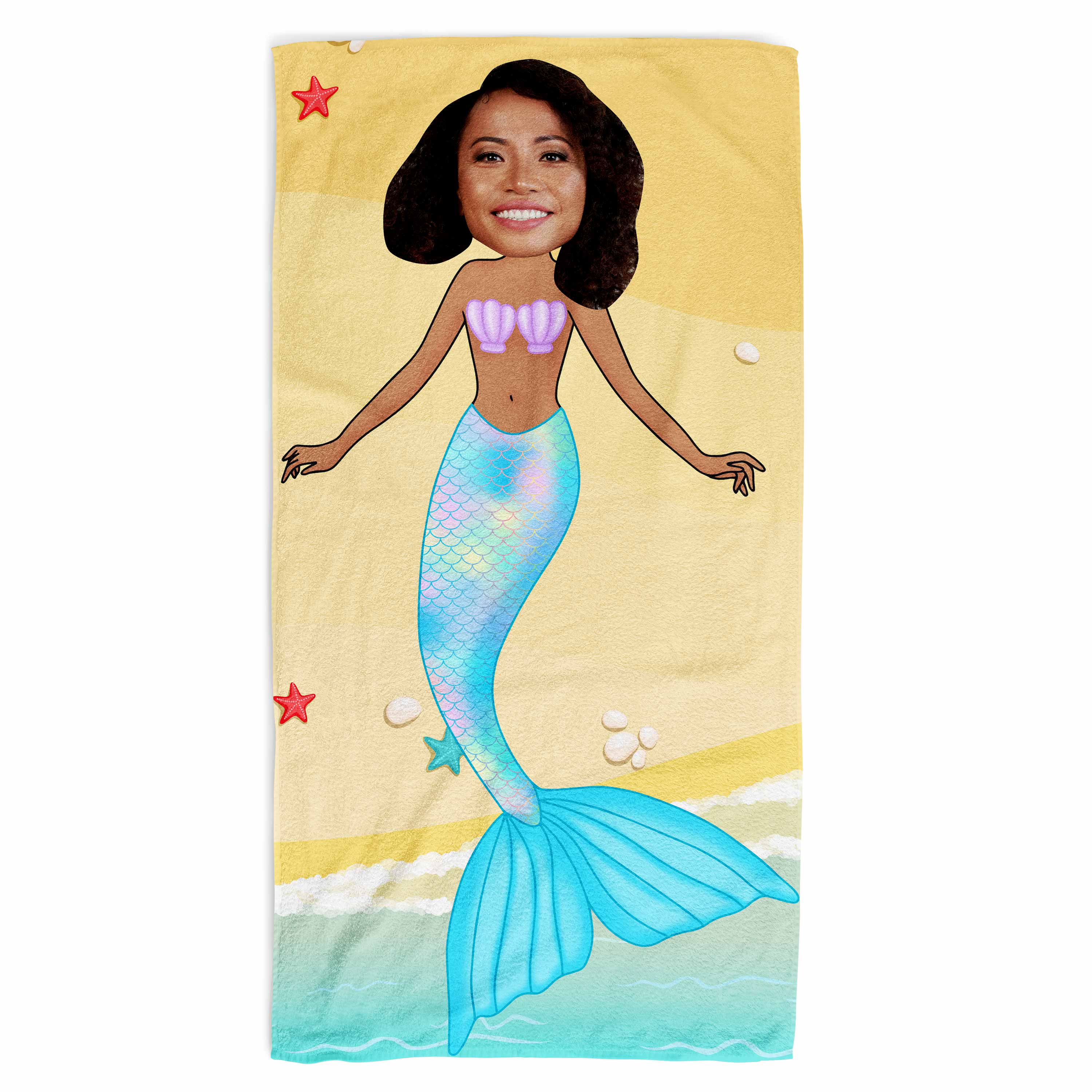 Mermaid Personalised Beach Towel