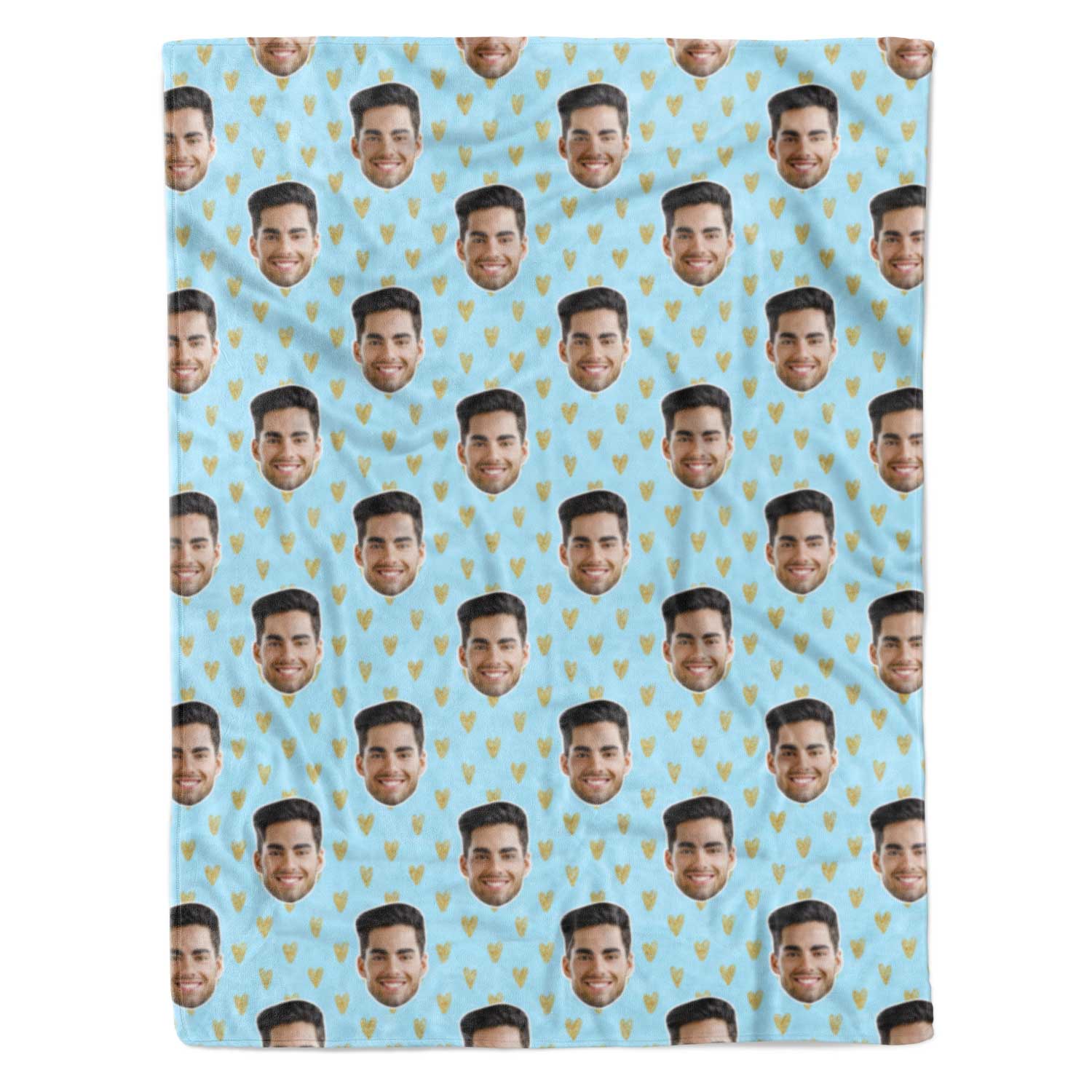 Hearts Personalised Blanket