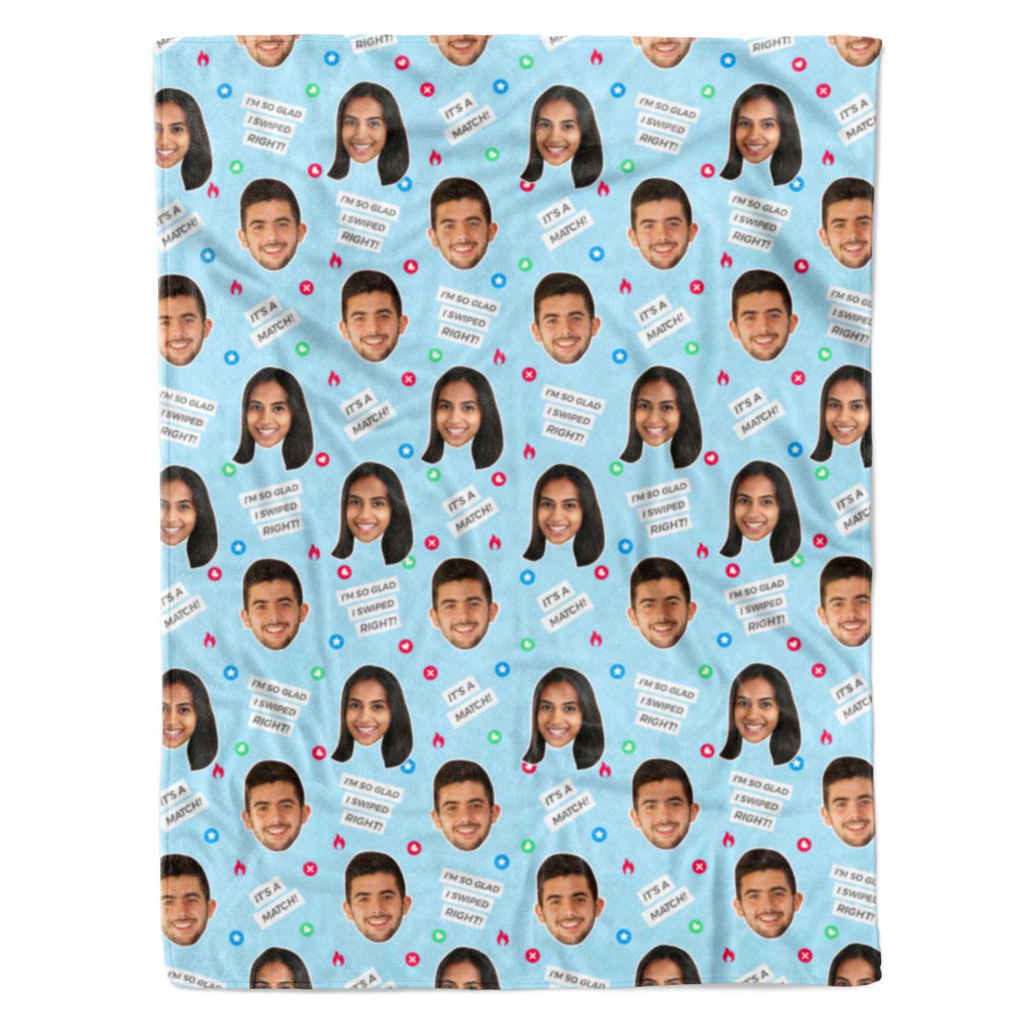 Tinder Personalised Blanket