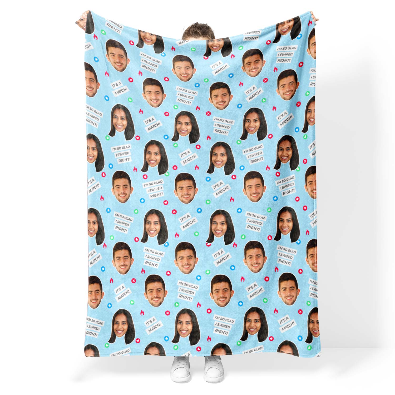 Tinder Personalised Blanket