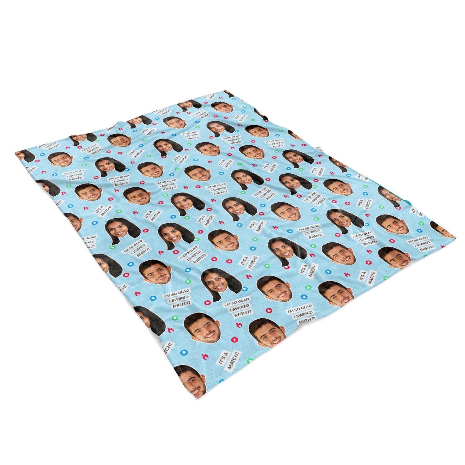 Tinder Personalised Blanket