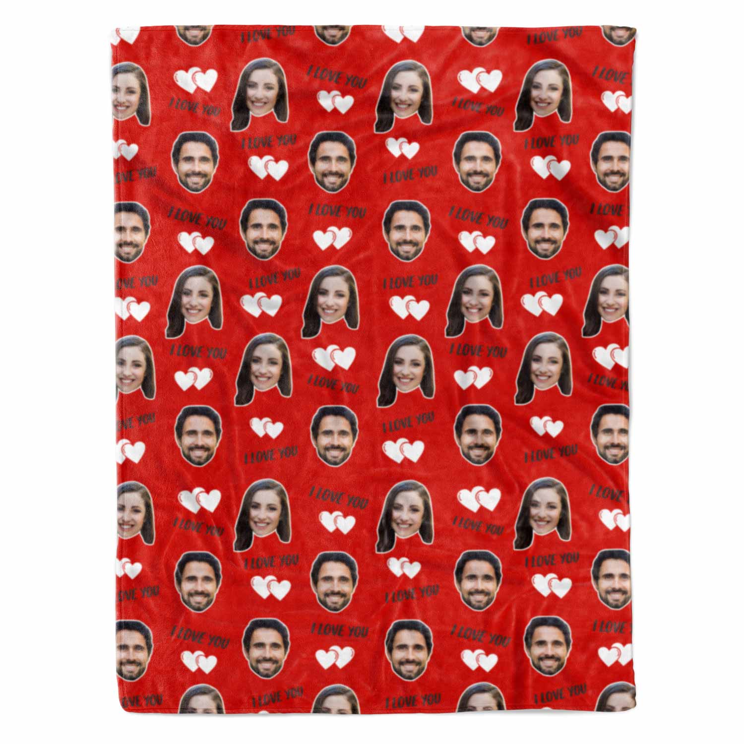I Love You Personalised Blanket