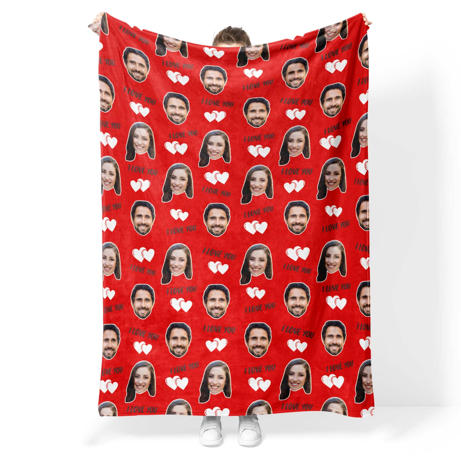 I Love You Personalised Blanket